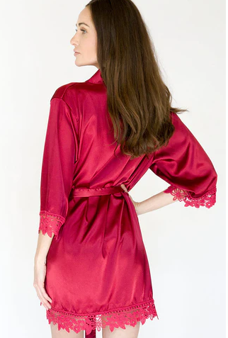Lace Bridal Robe