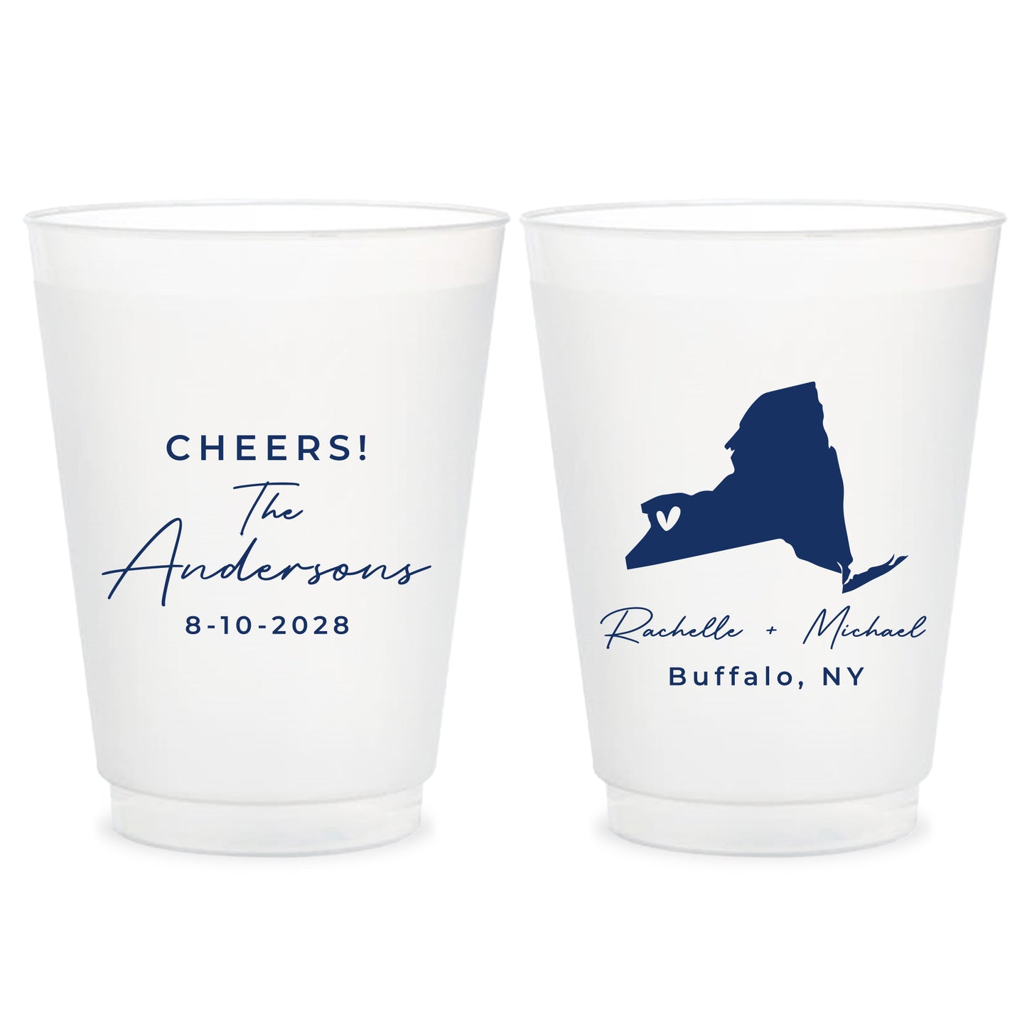 Wedding Frosted Cups (KT 11)