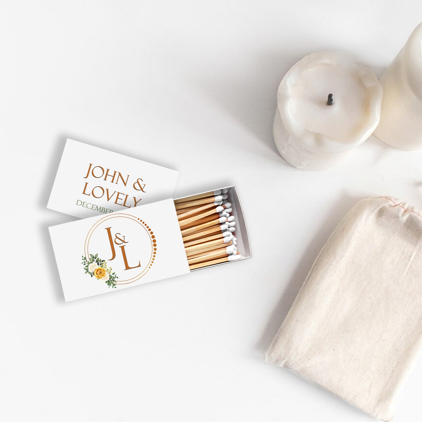 Personalized Wedding Matchboxes