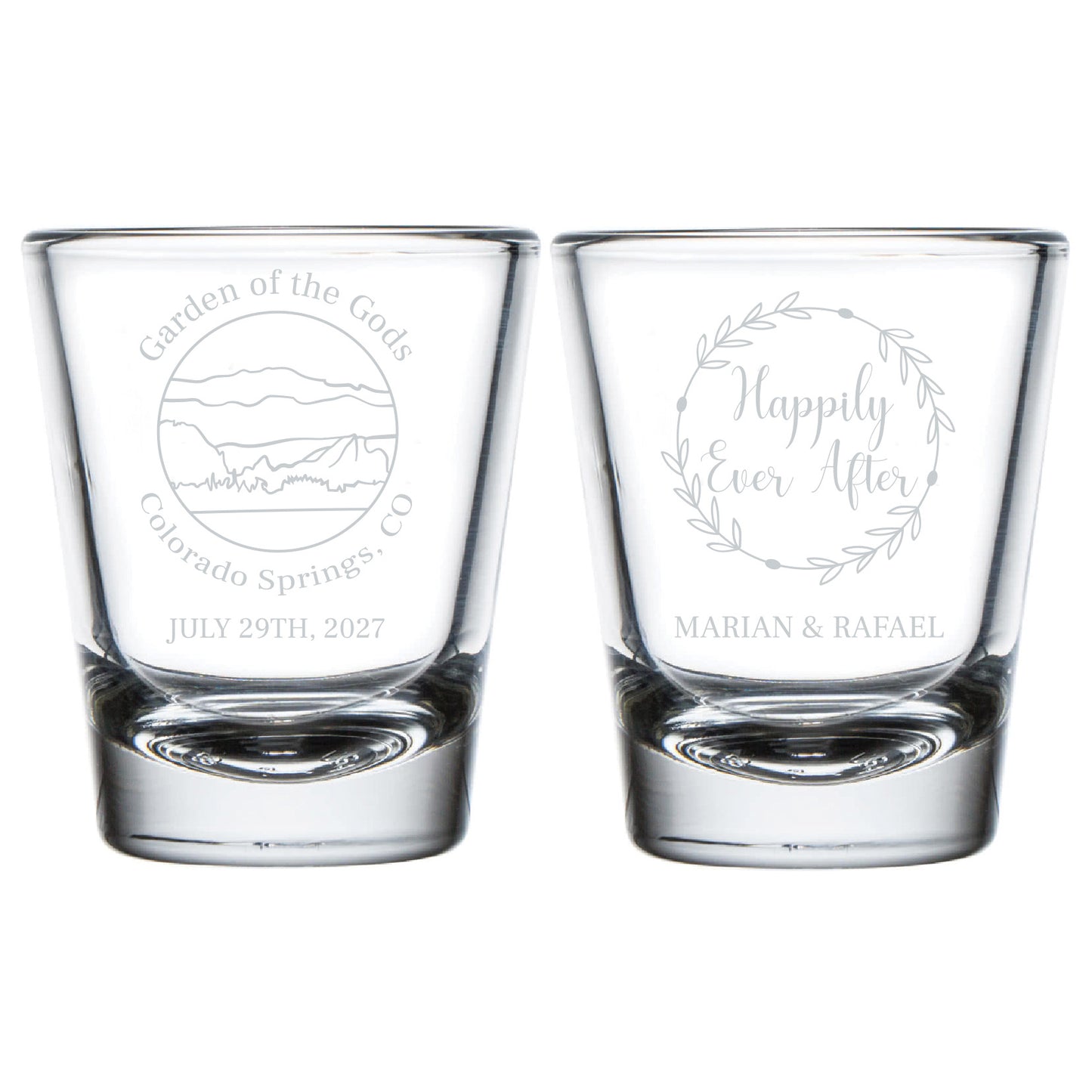 Wedding Shot Glasses (LP 122)