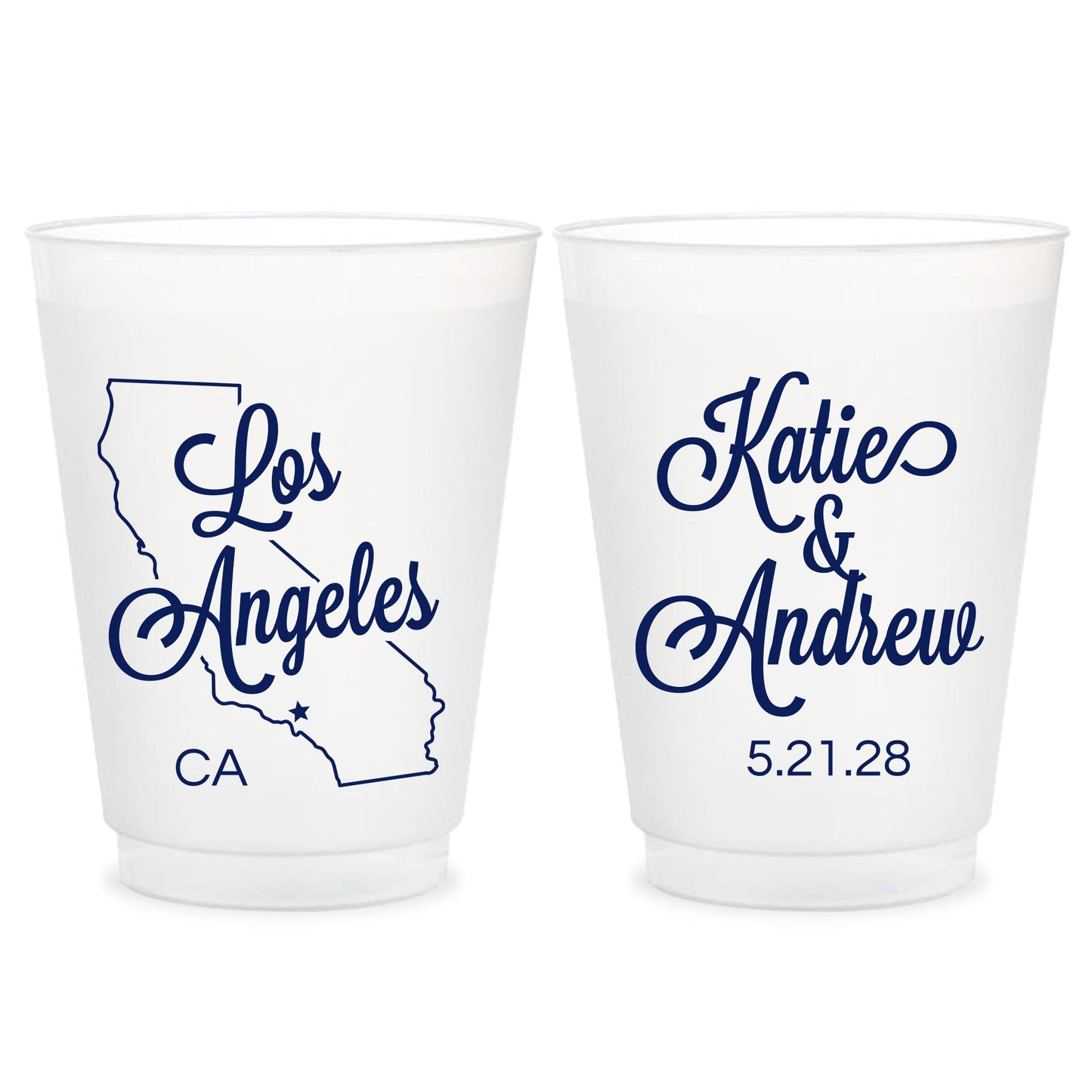 Custom State Map Cups (PK148)