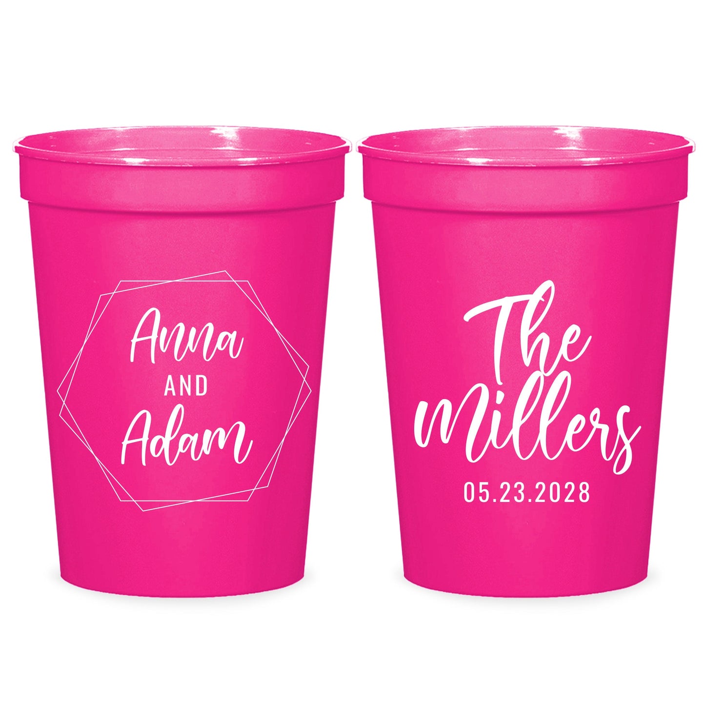Custom Wedding Stadium Cups (KT 149)