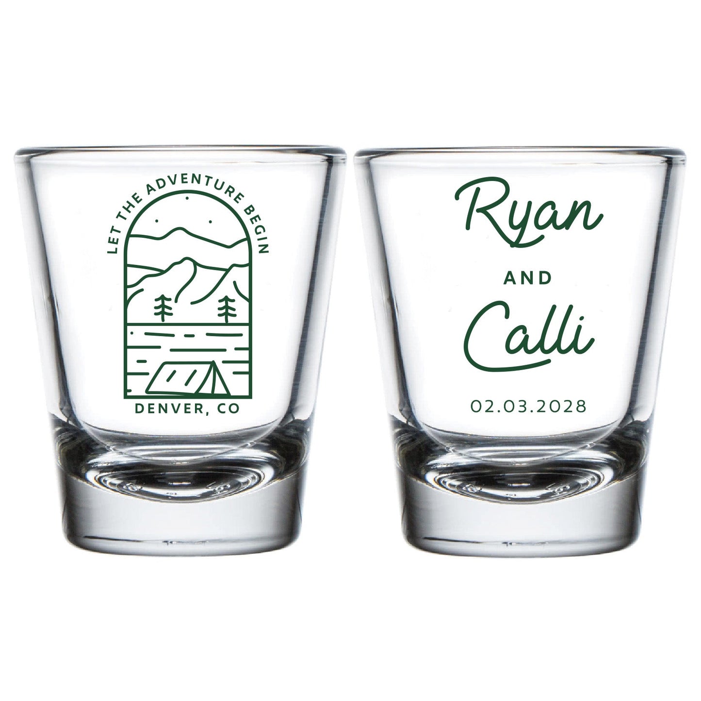 Wedding Shot Glasses (KT 154)