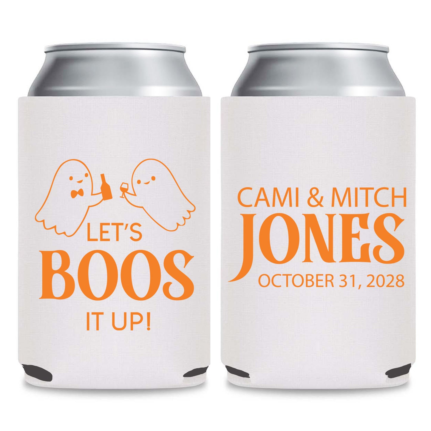 Halloween Wedding Can Coolers (KT 161)