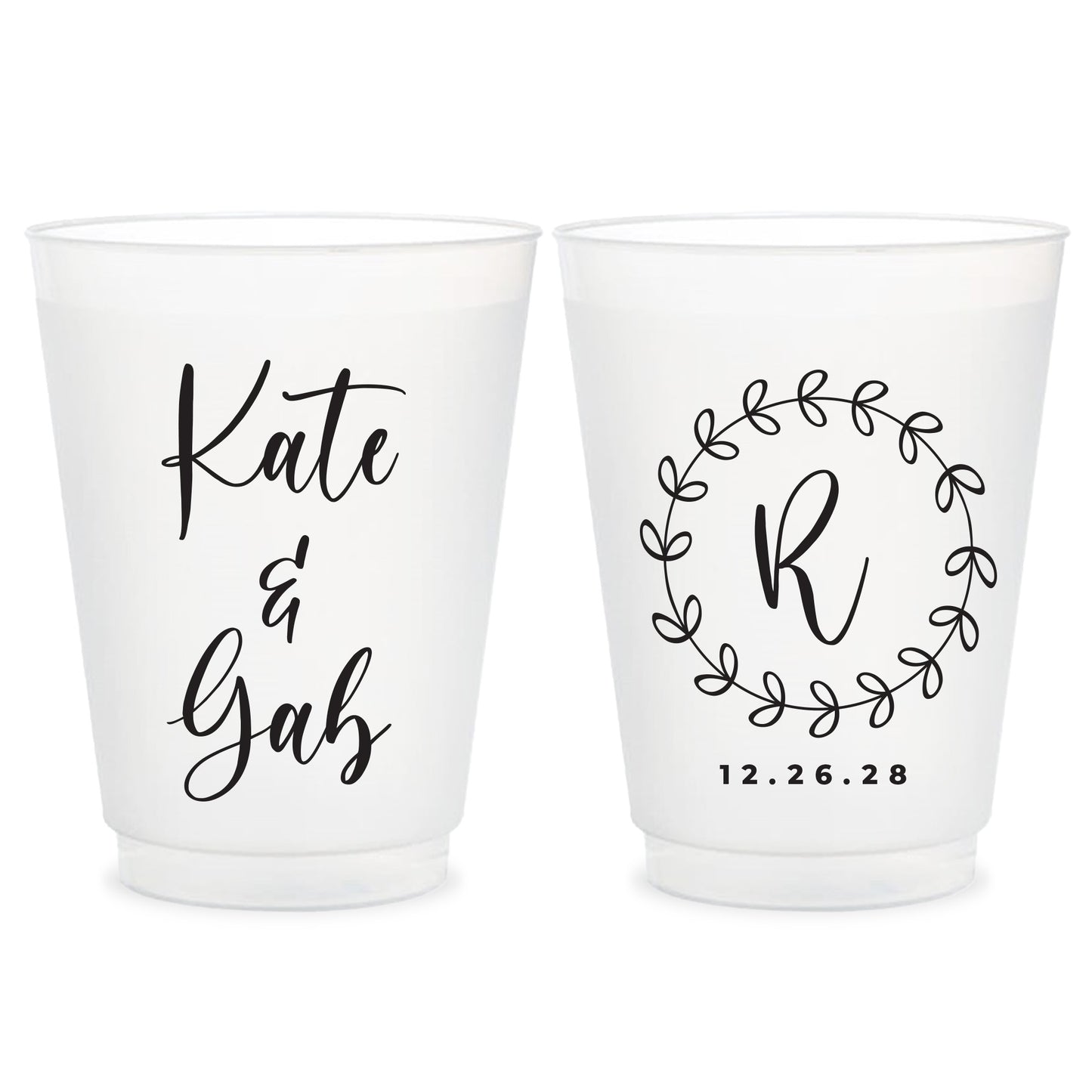 Custom Wedding Cups (KT 179)