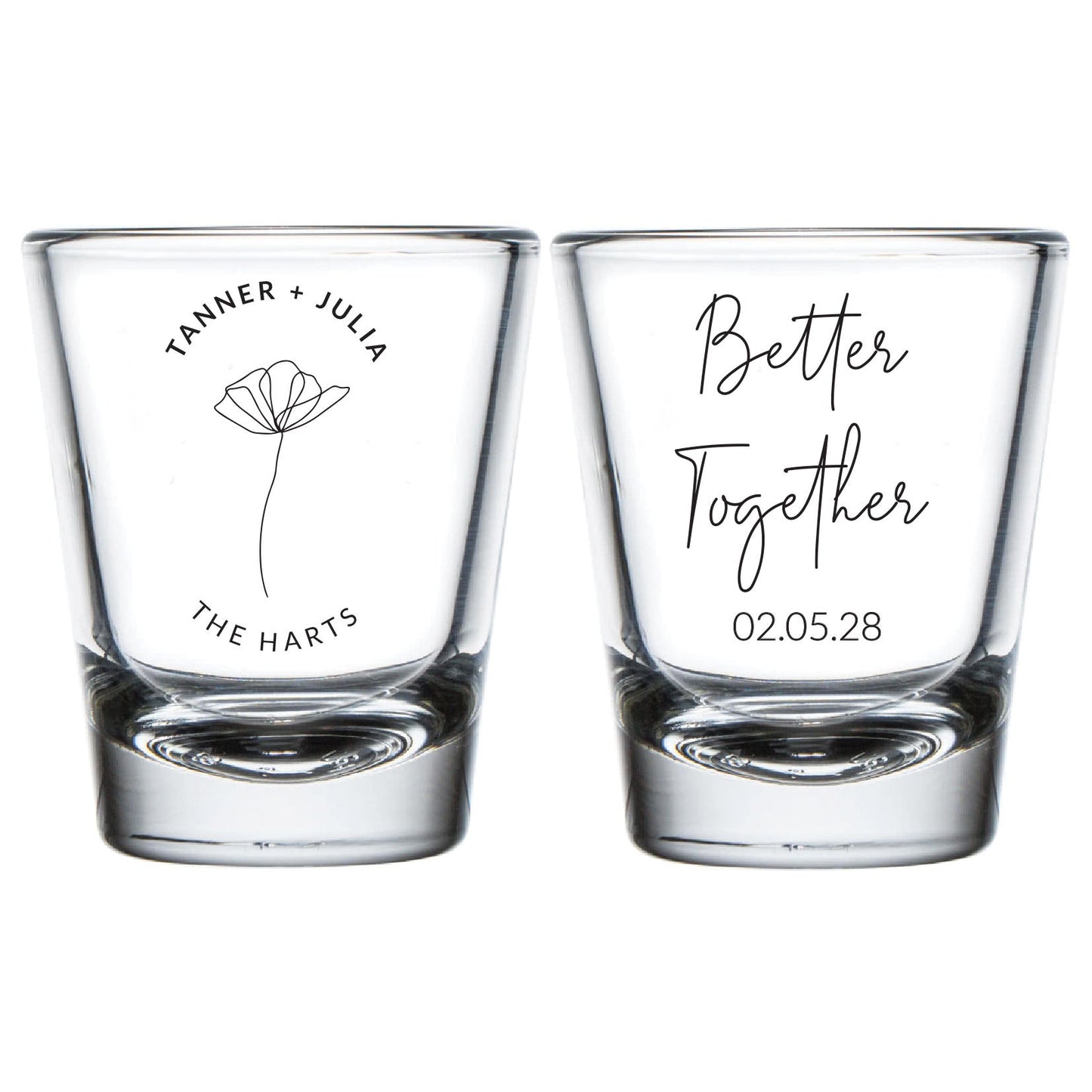 Wedding Shot Glasses (PK 188)