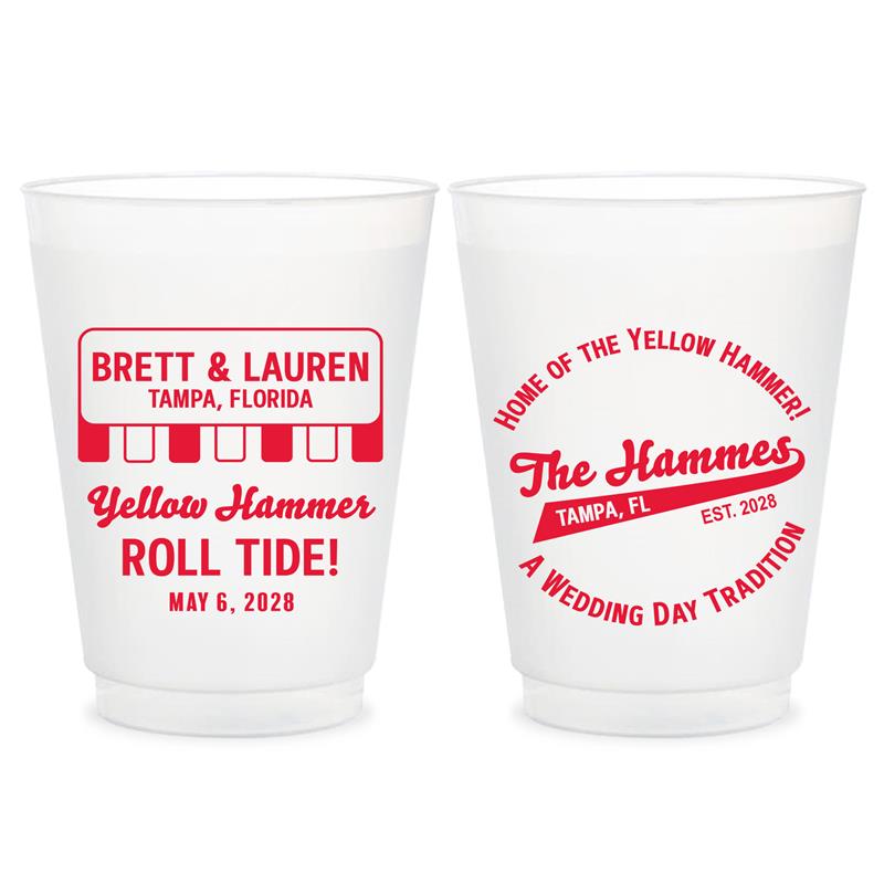 Wedding Frosted Cups (KT 193)
