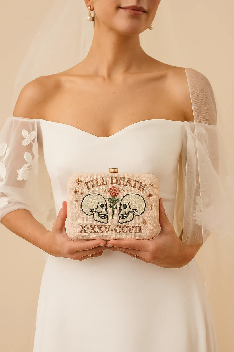 Custom Till Death Clutch Bag