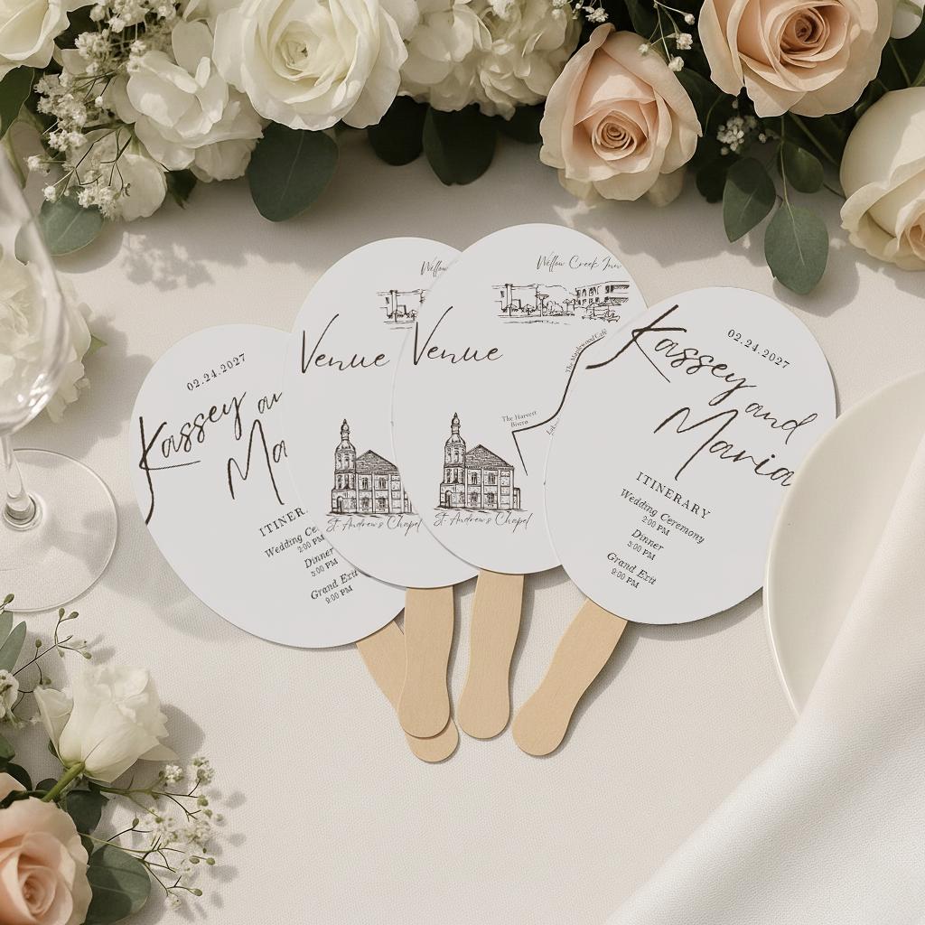 Custom Wedding Hand Fans (3)