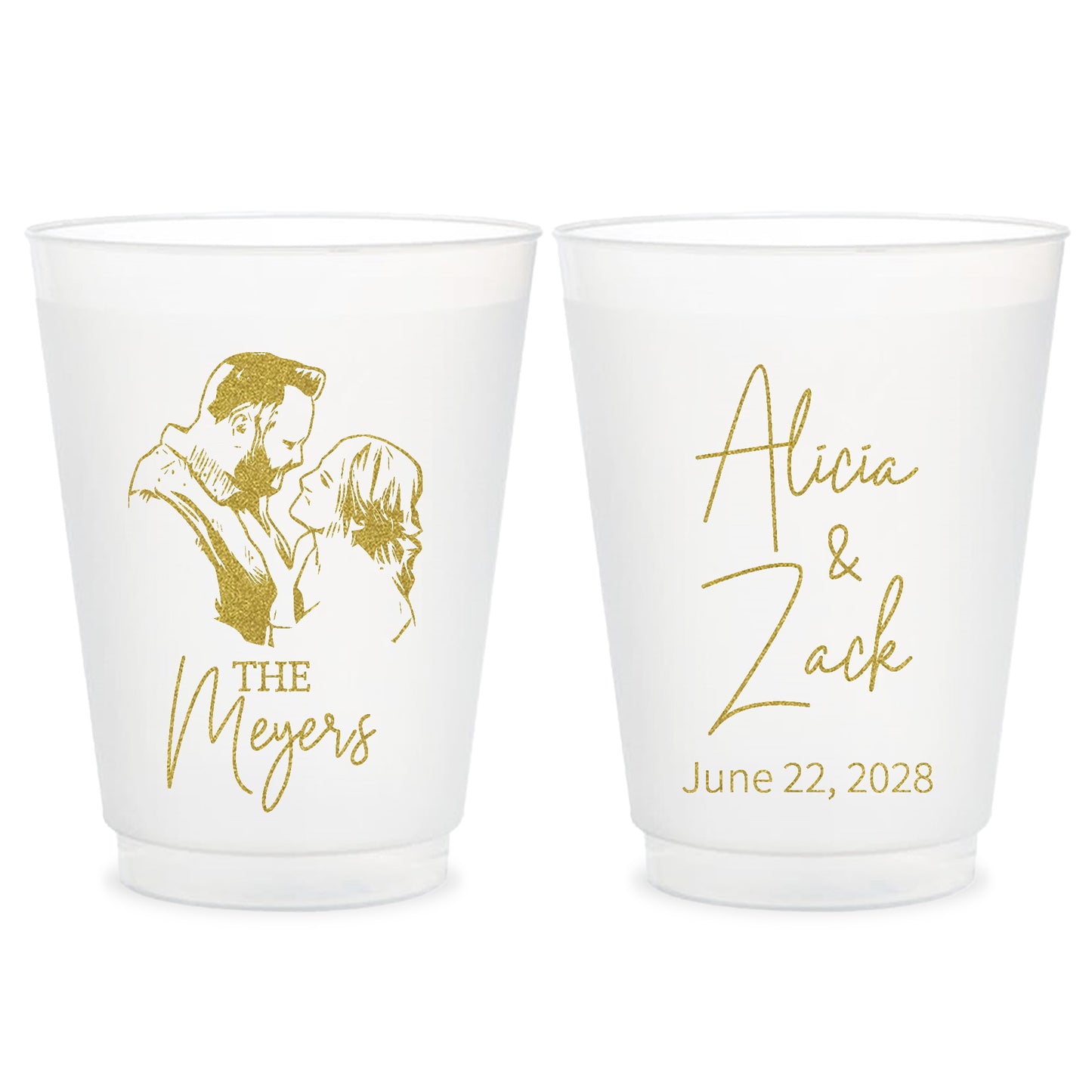 Wedding Frosted Cups (LP 274)