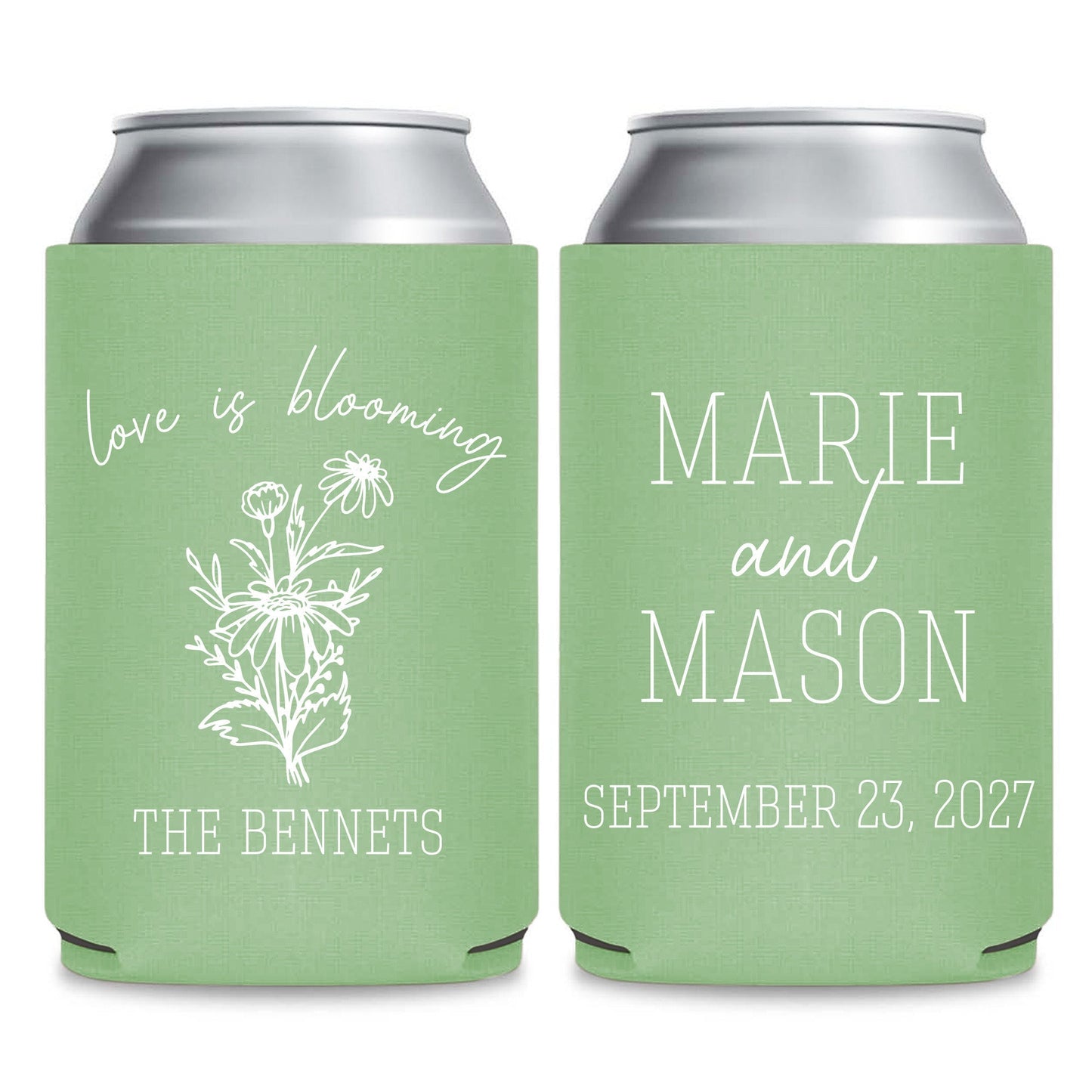 Love Is Blooming Can Coolers (LP337)