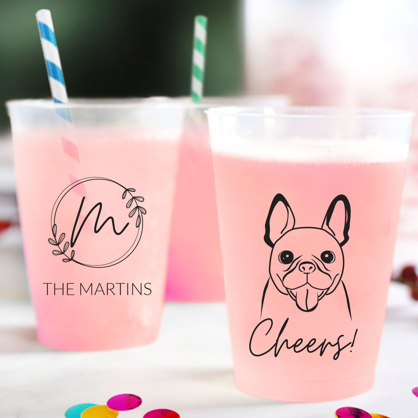 Pet Wedding Frosted Cups (PK 358)