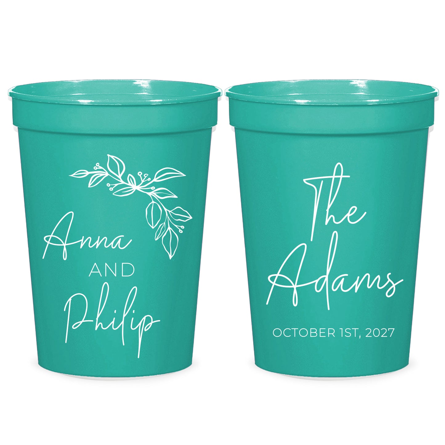 Plastic Cups Wedding Favors (CS 367)