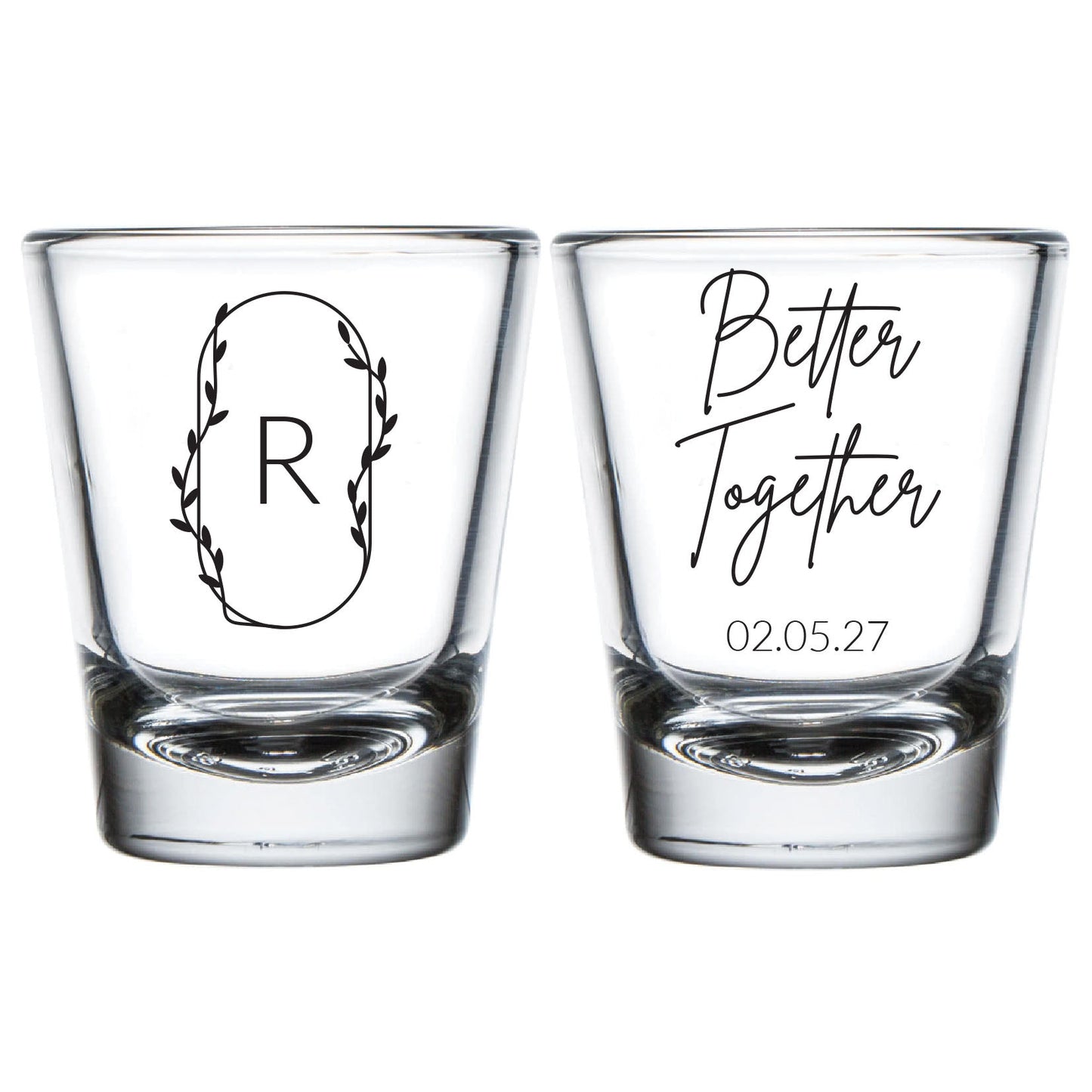 Wedding Reception Shot Glasses (CS 383)
