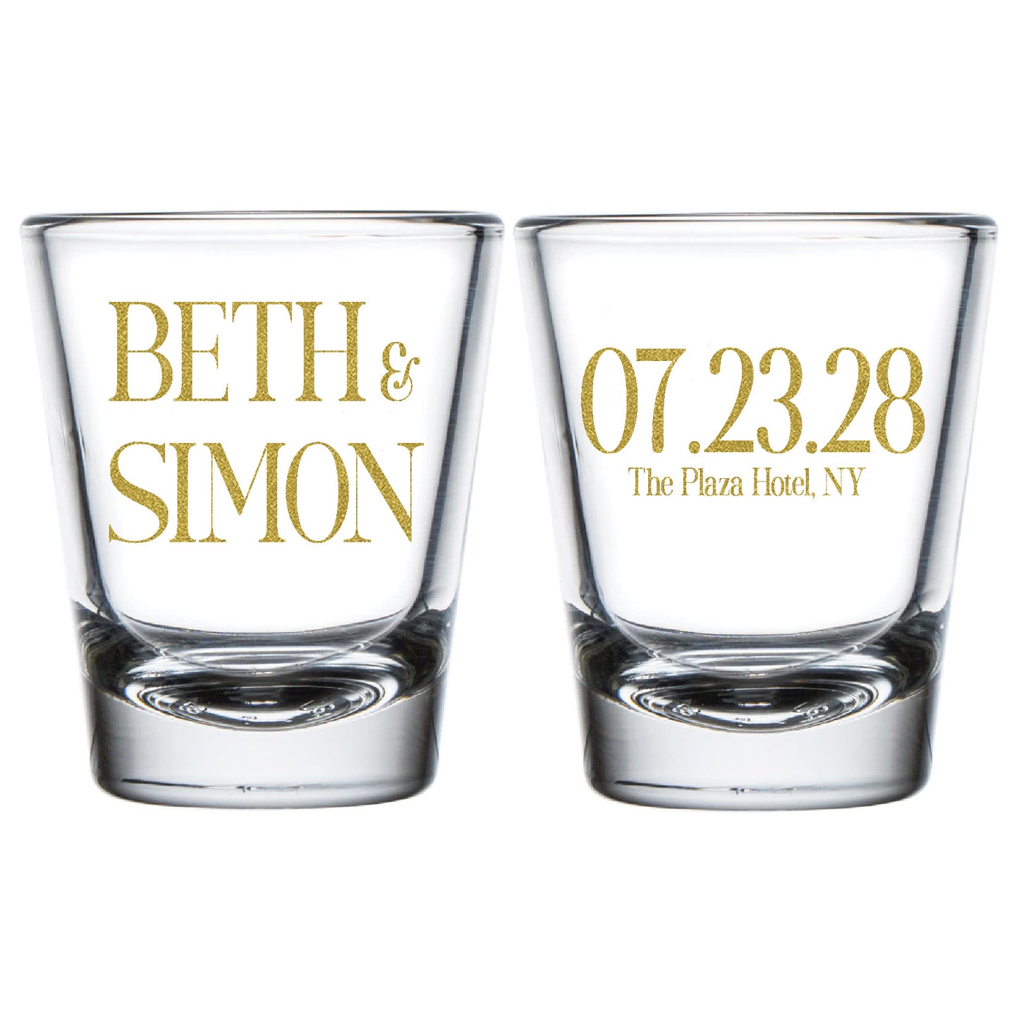 Wedding Shot Glasses (PK 384)