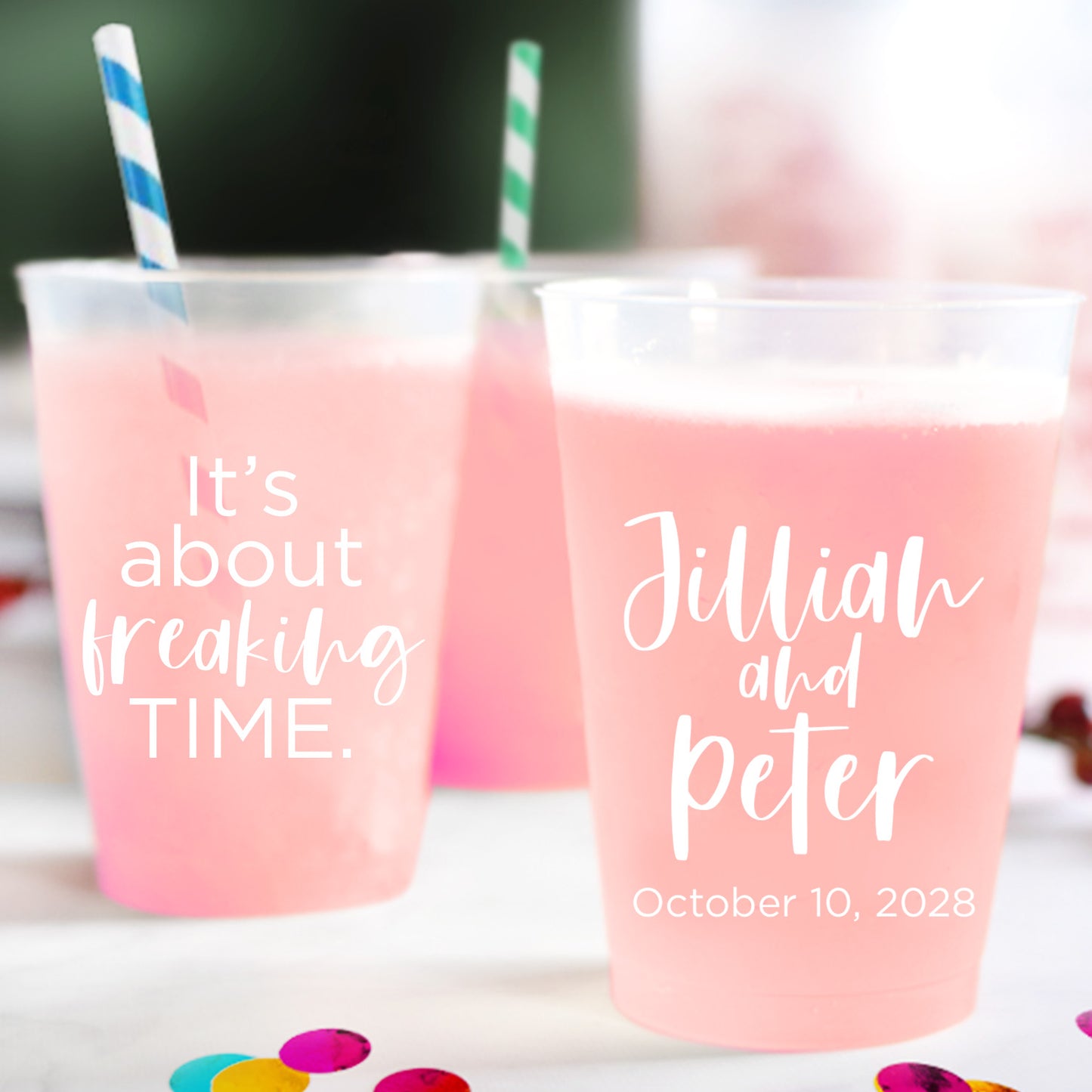 Personalized Frosted Cups (PK413)