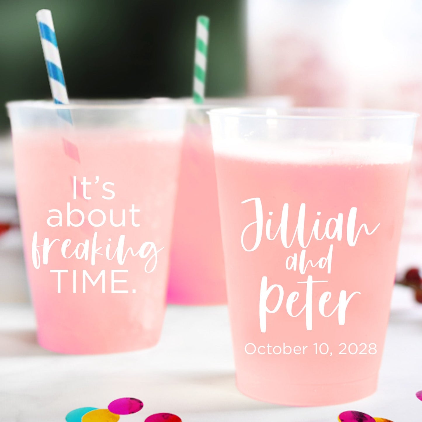 Personalized Frosted Cups (PK413)