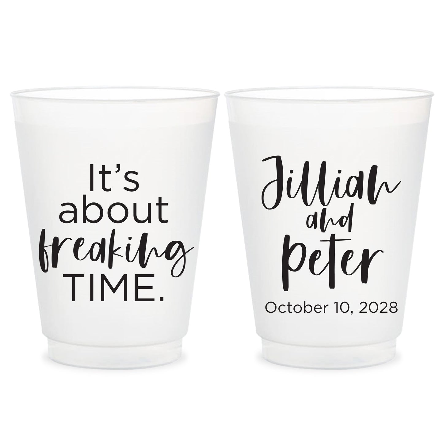 Personalized Frosted Cups (PK413)