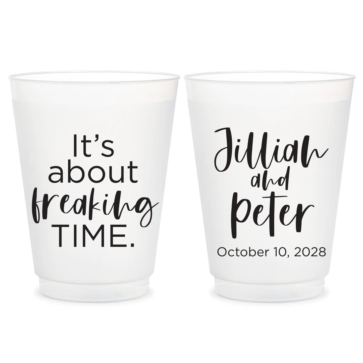 Personalized Frosted Cups (PK413)