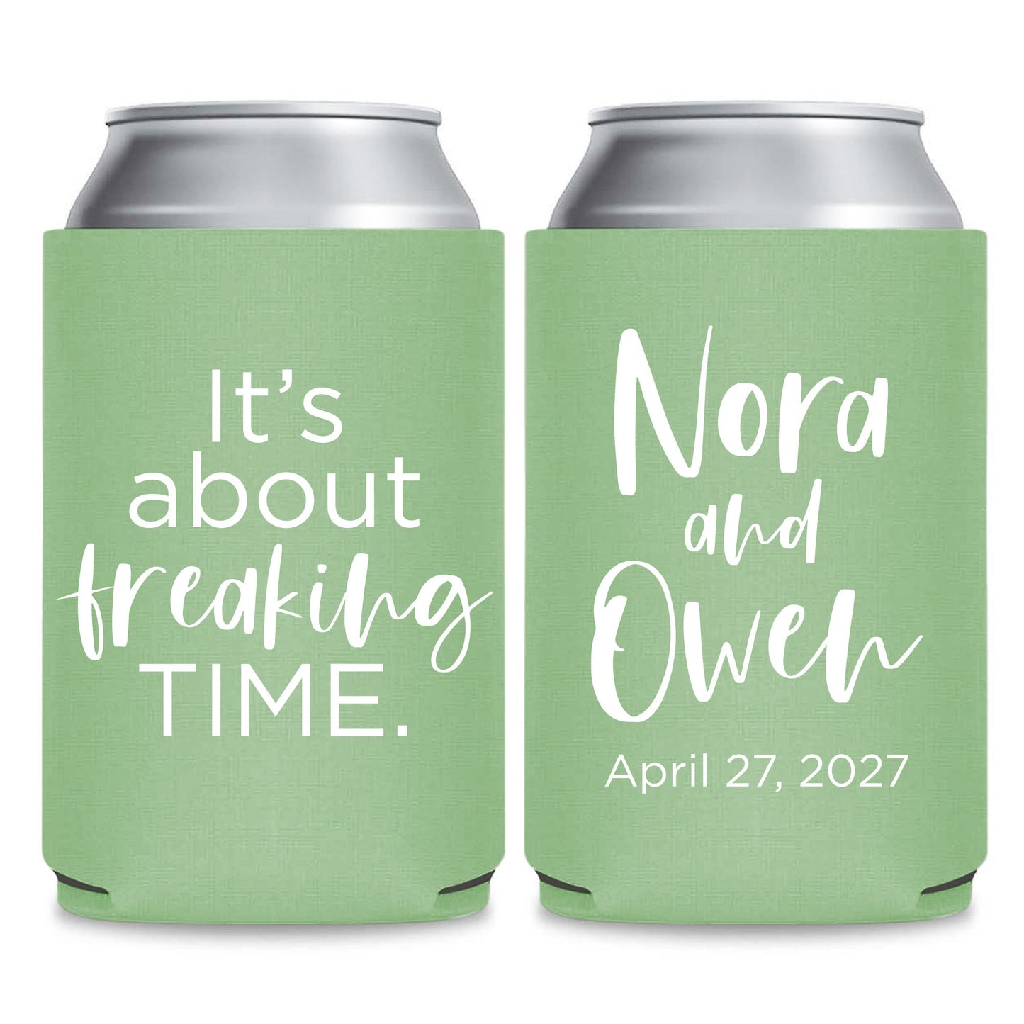 It's About Freaking Time Can Coolers (PK413)