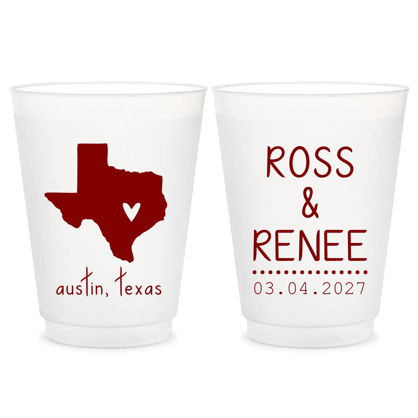 Frosted State Cups (CS 5)