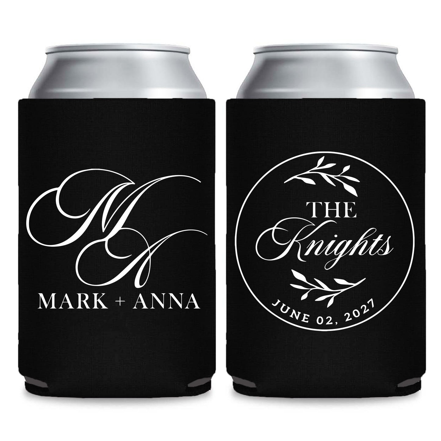 Nothing Fancy Just Love Wedding Can Coolers (CS 628)