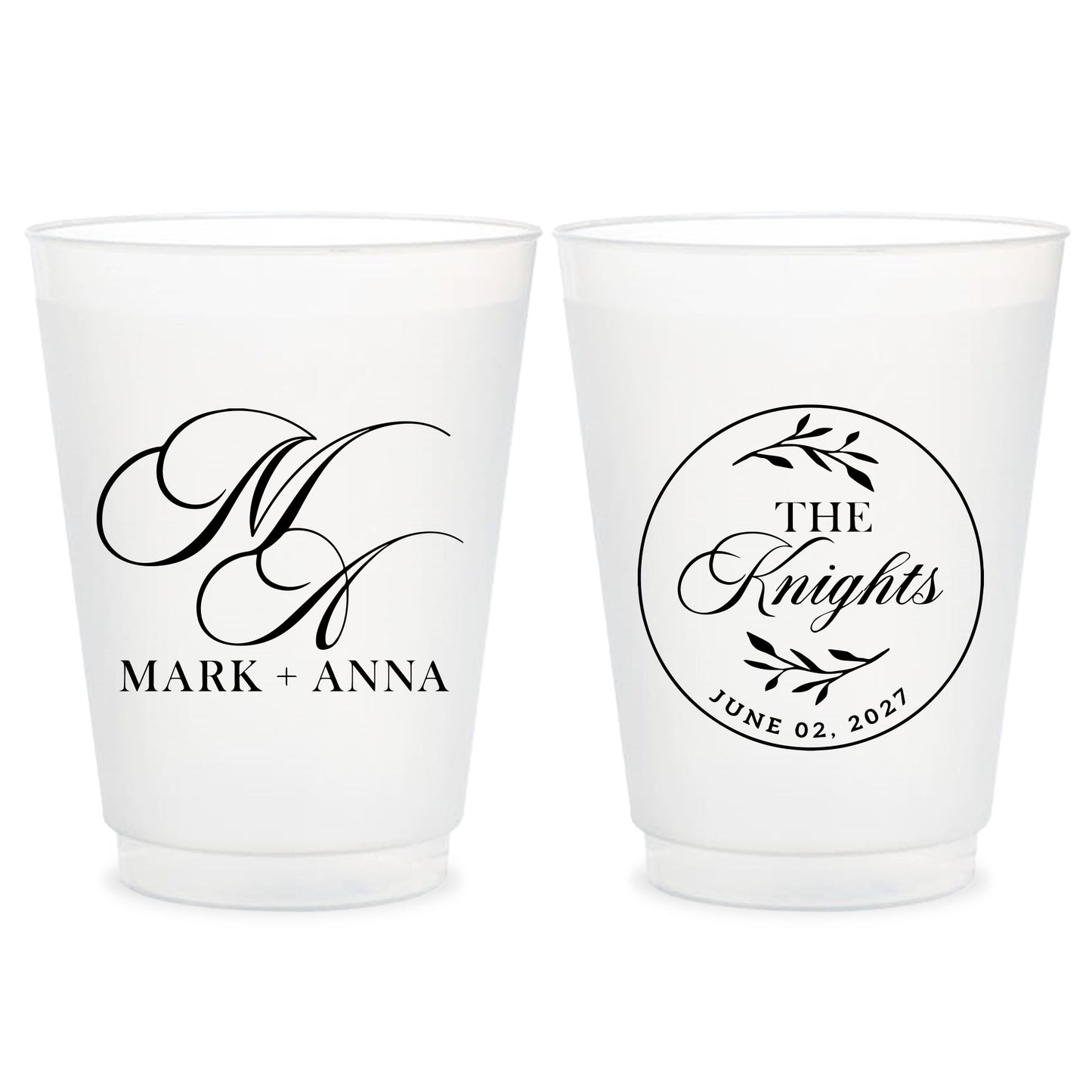 Wedding Frosted Cups (CS 628)