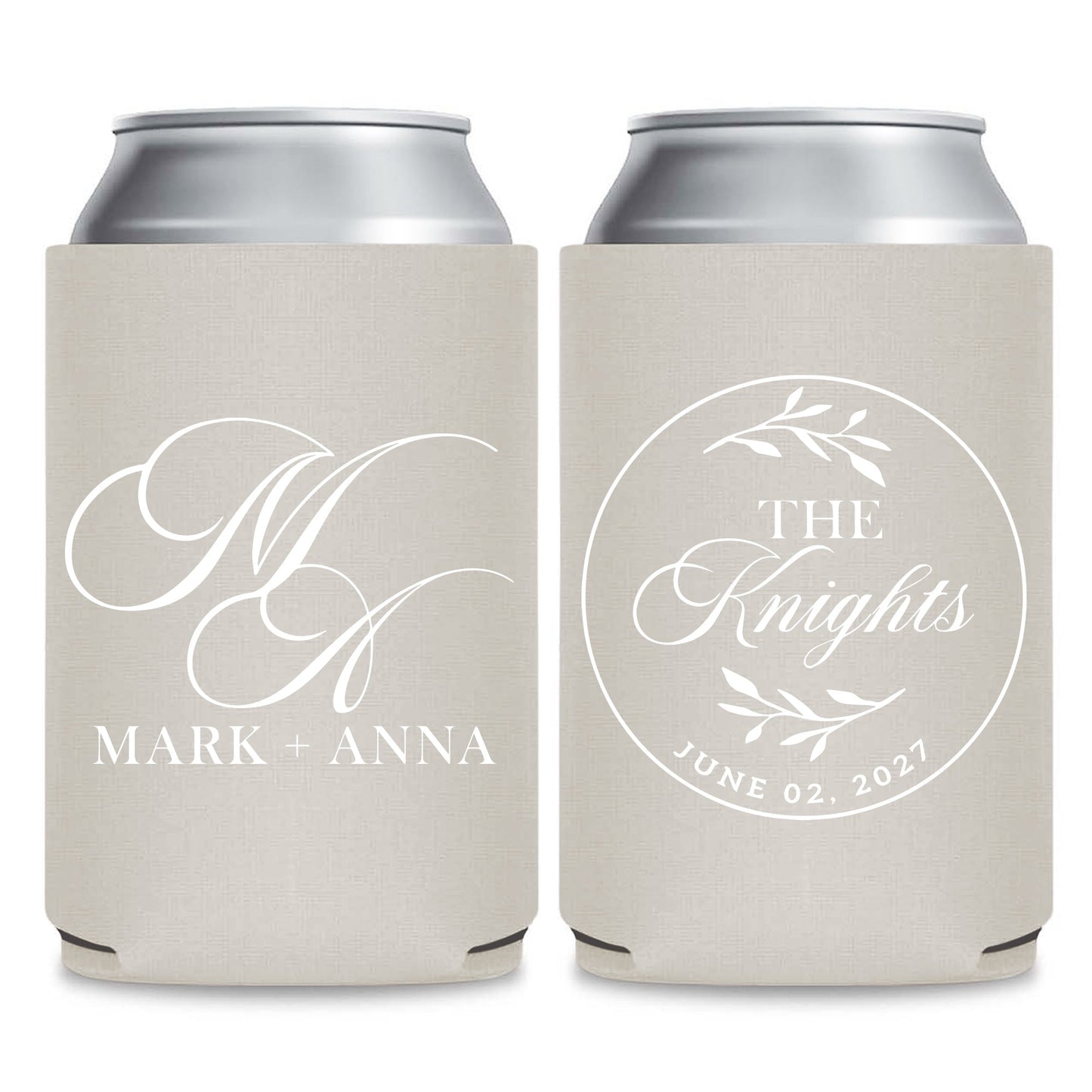 Nothing Fancy Just Love Wedding Can Coolers (CS 628)