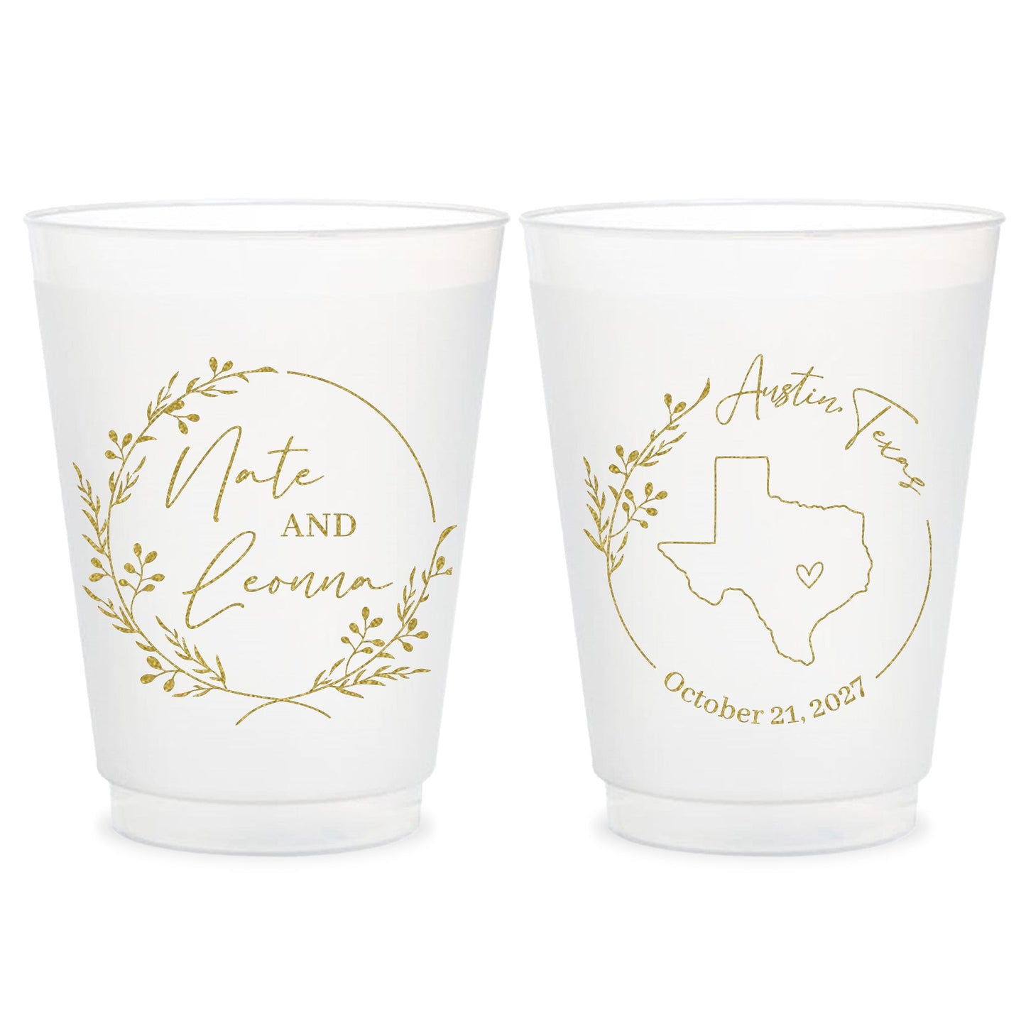State Map Frosted Cups (LP68)