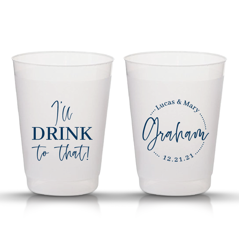 Custom Frosted Cup Favors (LP 69)