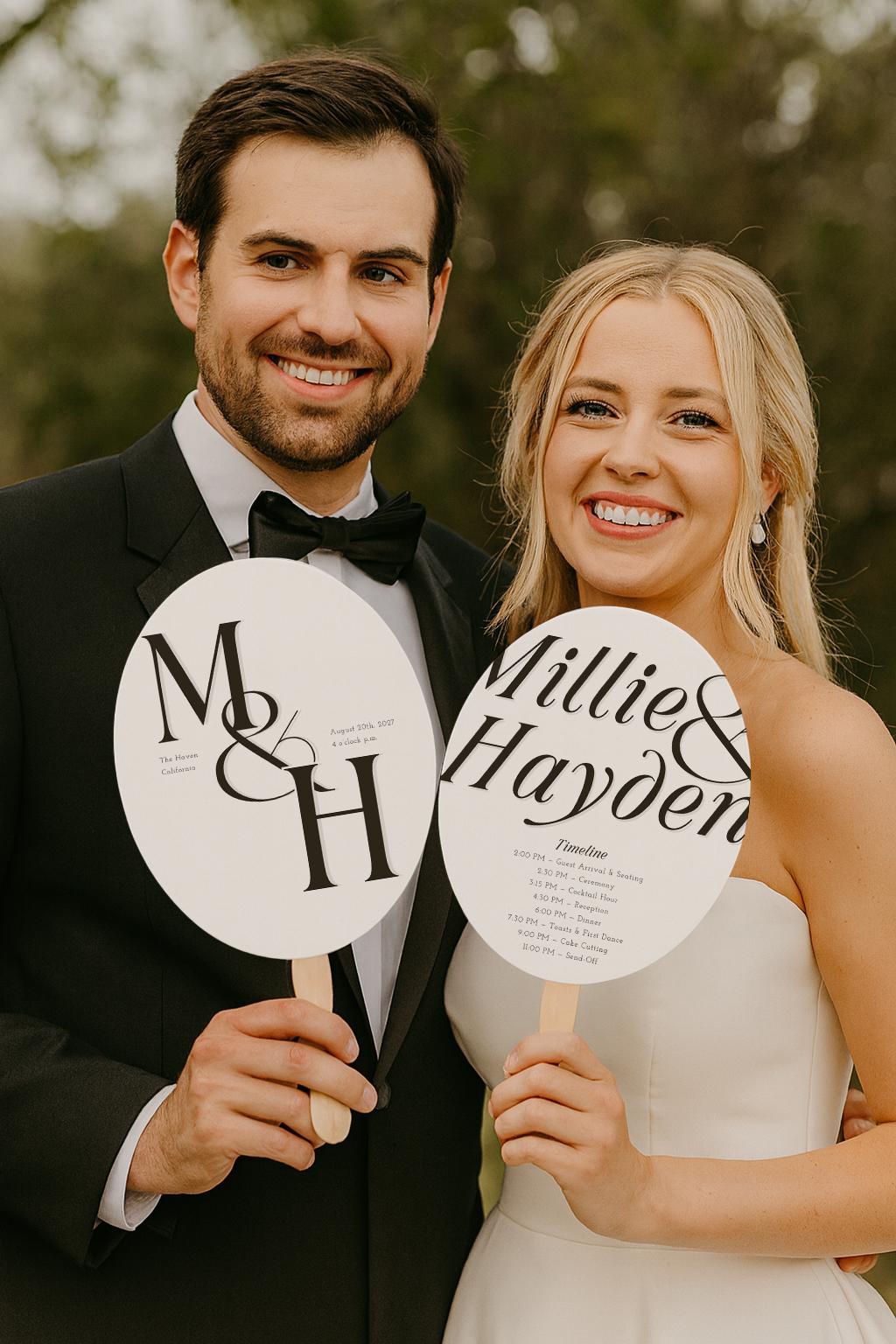 Wedding Favor Hand Fans (2)