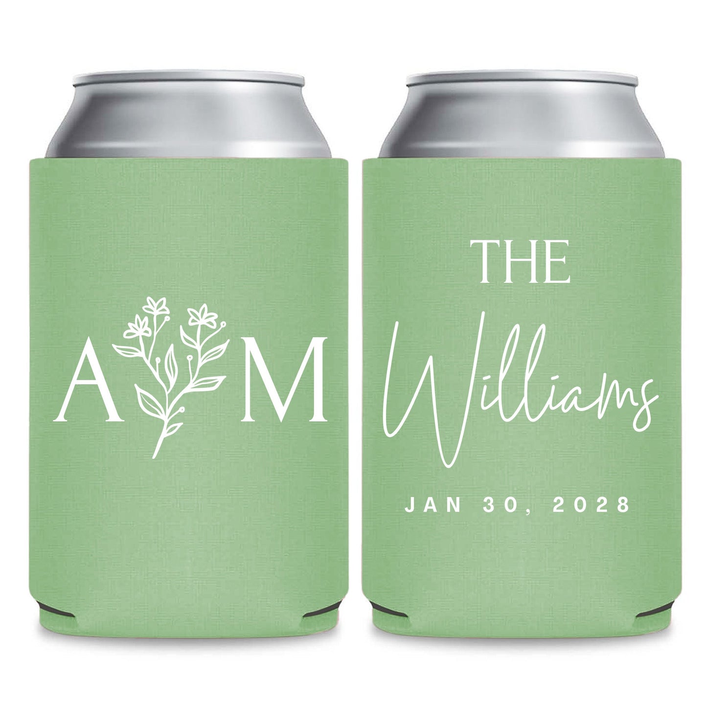 Happily Ever After Wedding Can Coolers (LP 76)