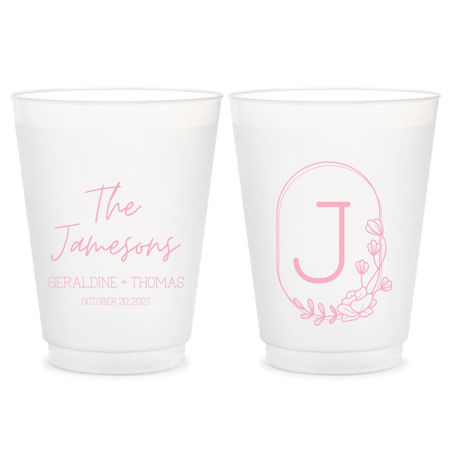 Frosted Cups Wedding Favors (LP 84)