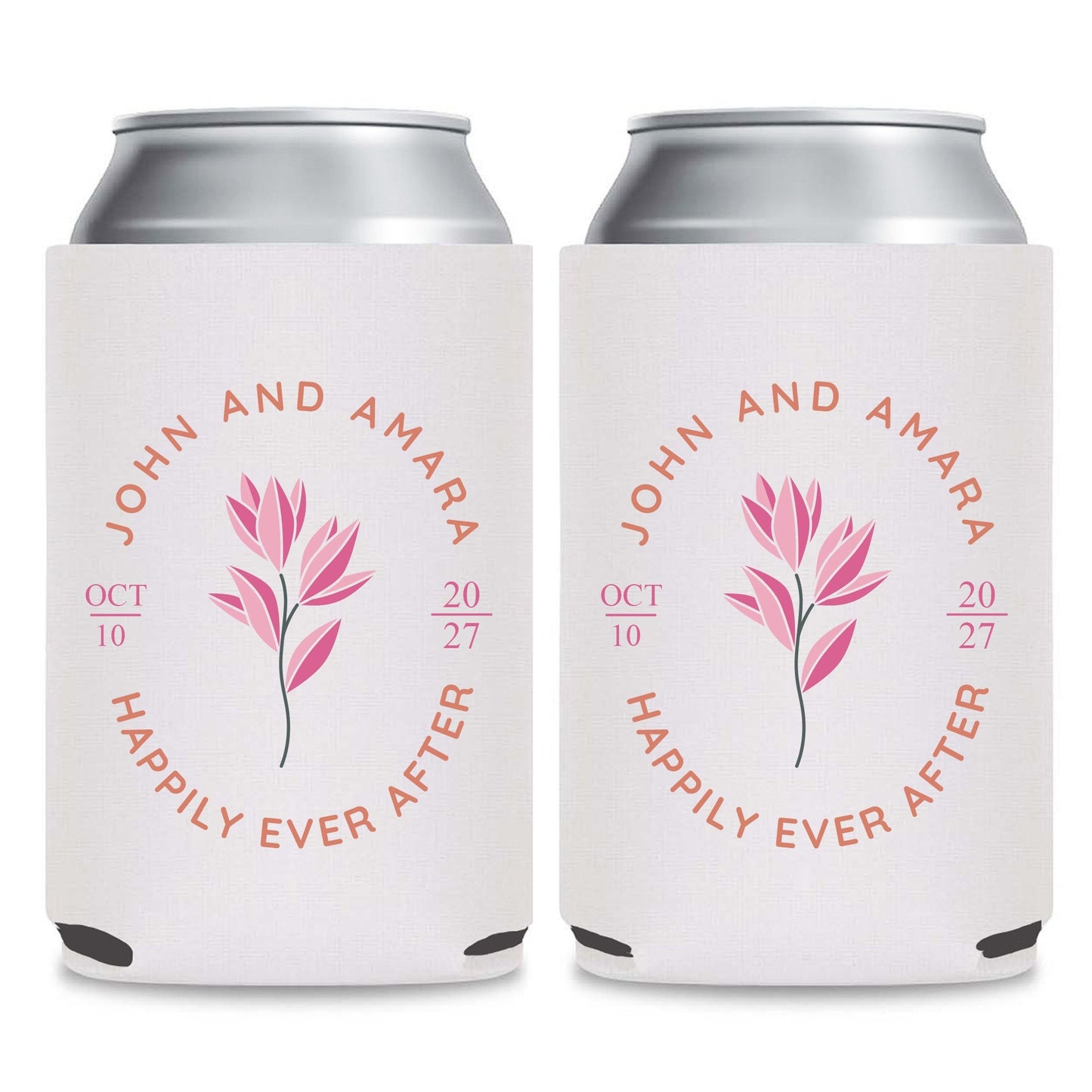 Floral Can Coolers