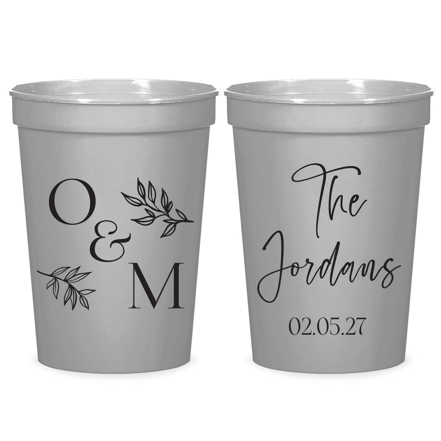 Custom Initials Stadium Cups (LP 91)