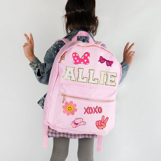 Customized Patched Backpacks for Kids