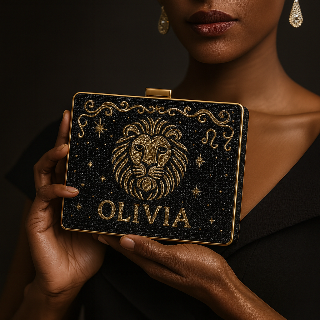 Gemini Zodiac Clutch Bag