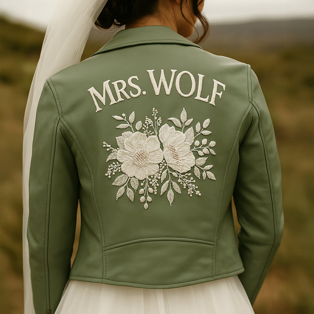 Custom Wedding Leather Jacket