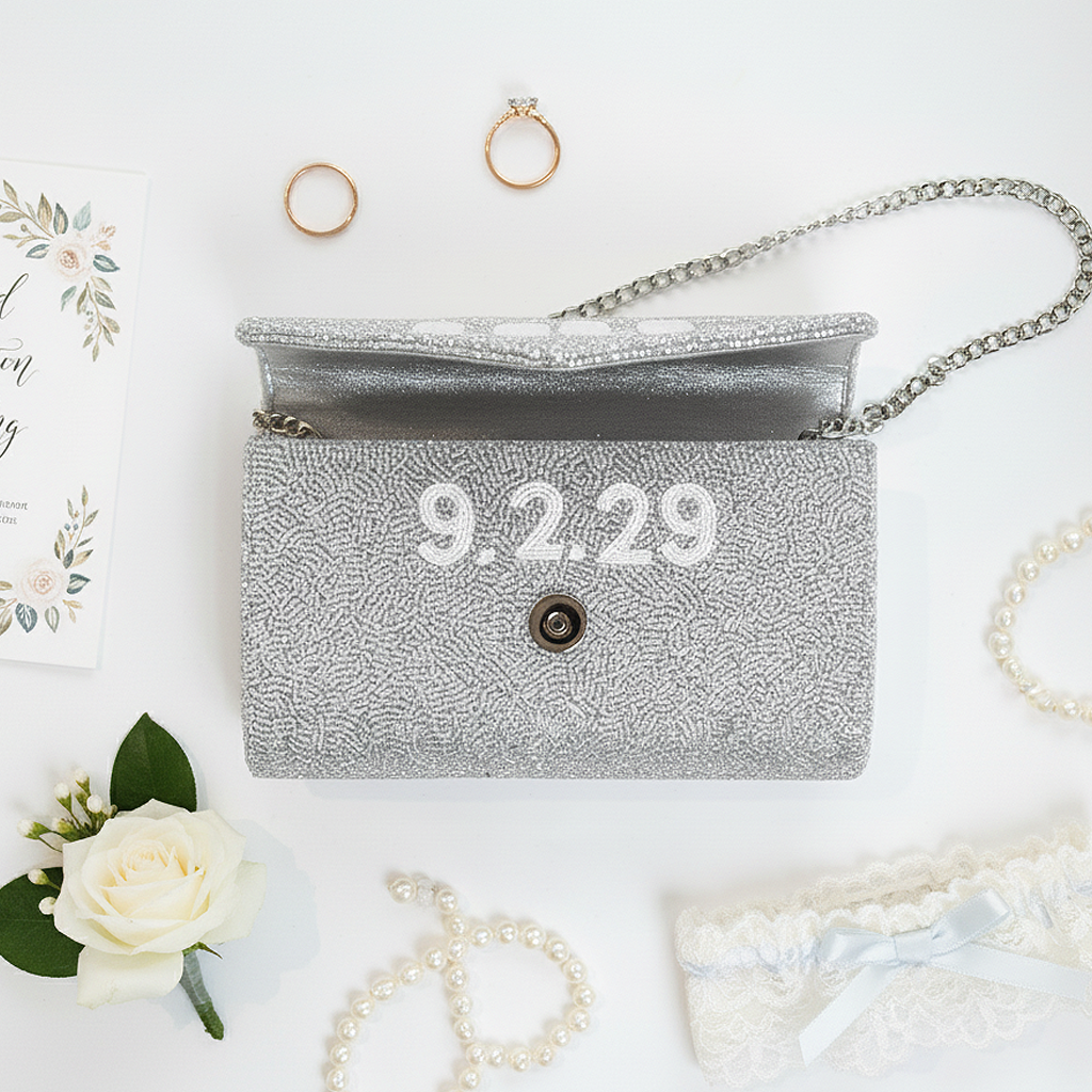 Beaded Mini Envelope Clutch for Bridesmaid - MIENV
