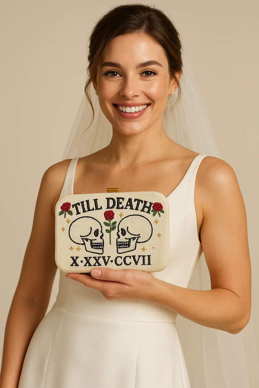 Custom Till Death Clutch Bag