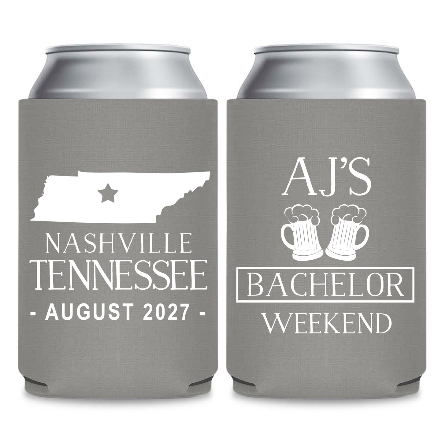Personalized Bachelor Can Coolers (CS 16)