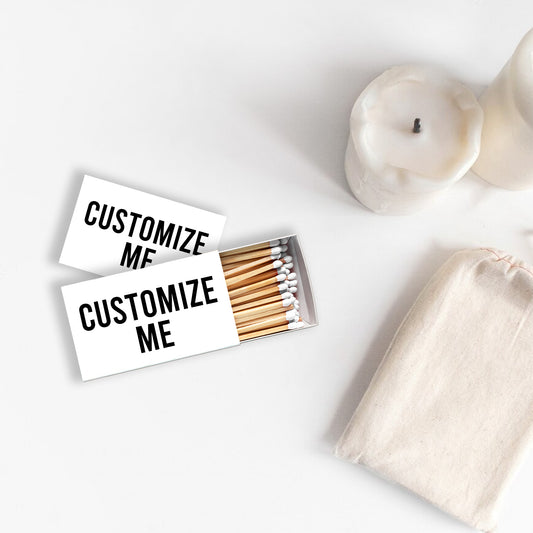 Custom Matchbox Favors