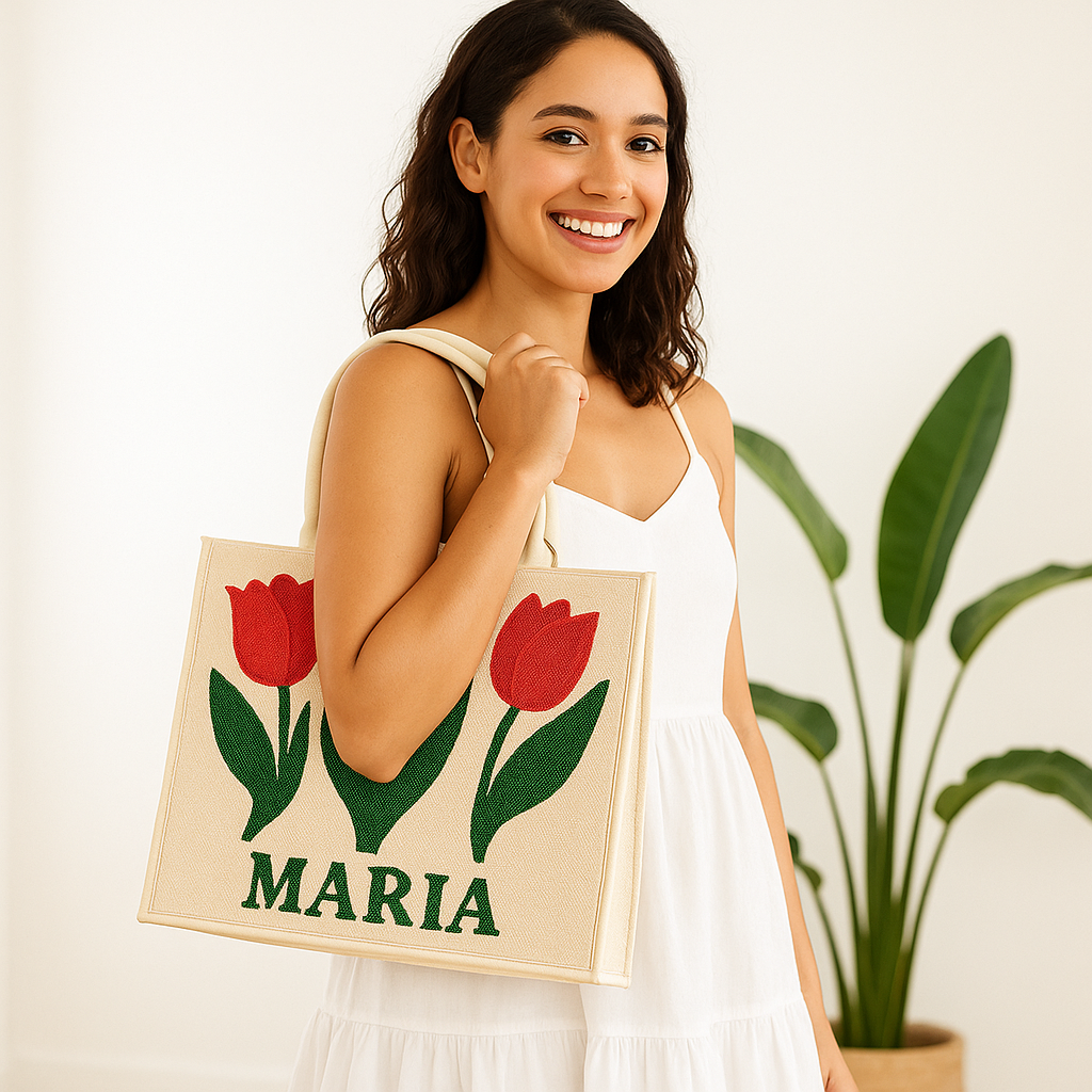 Tulip Blossom Tote Bag