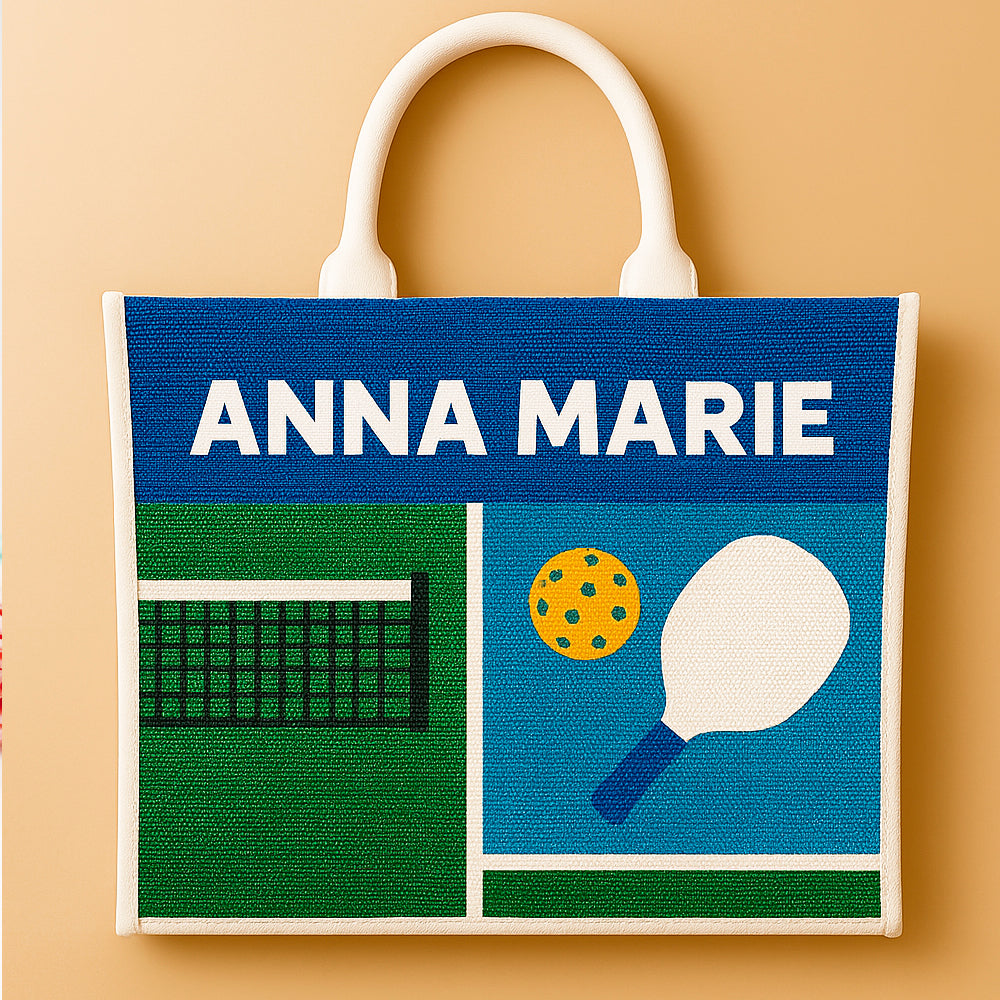 Pink Pickleball Tote Bag