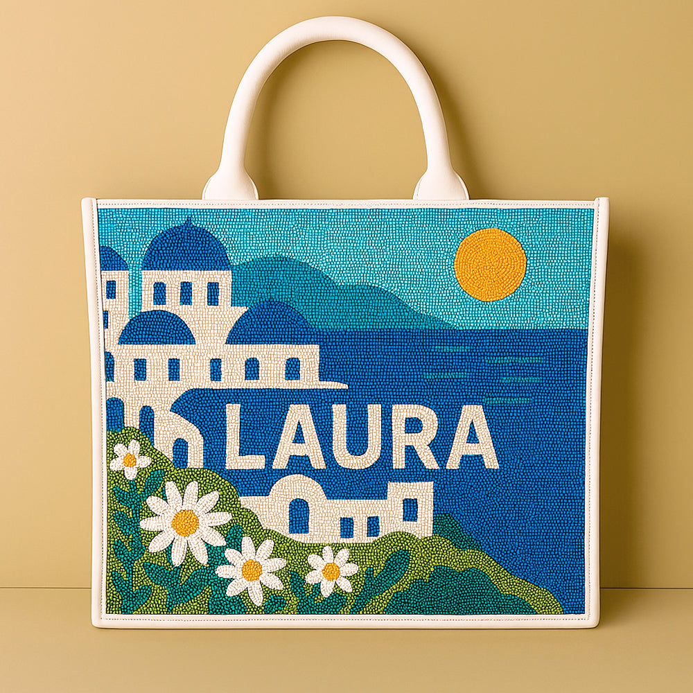 Santorini Escape Tote