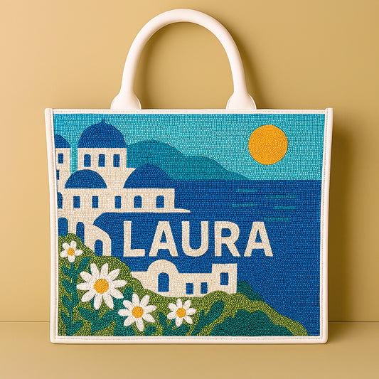 Santorini Escape Tote