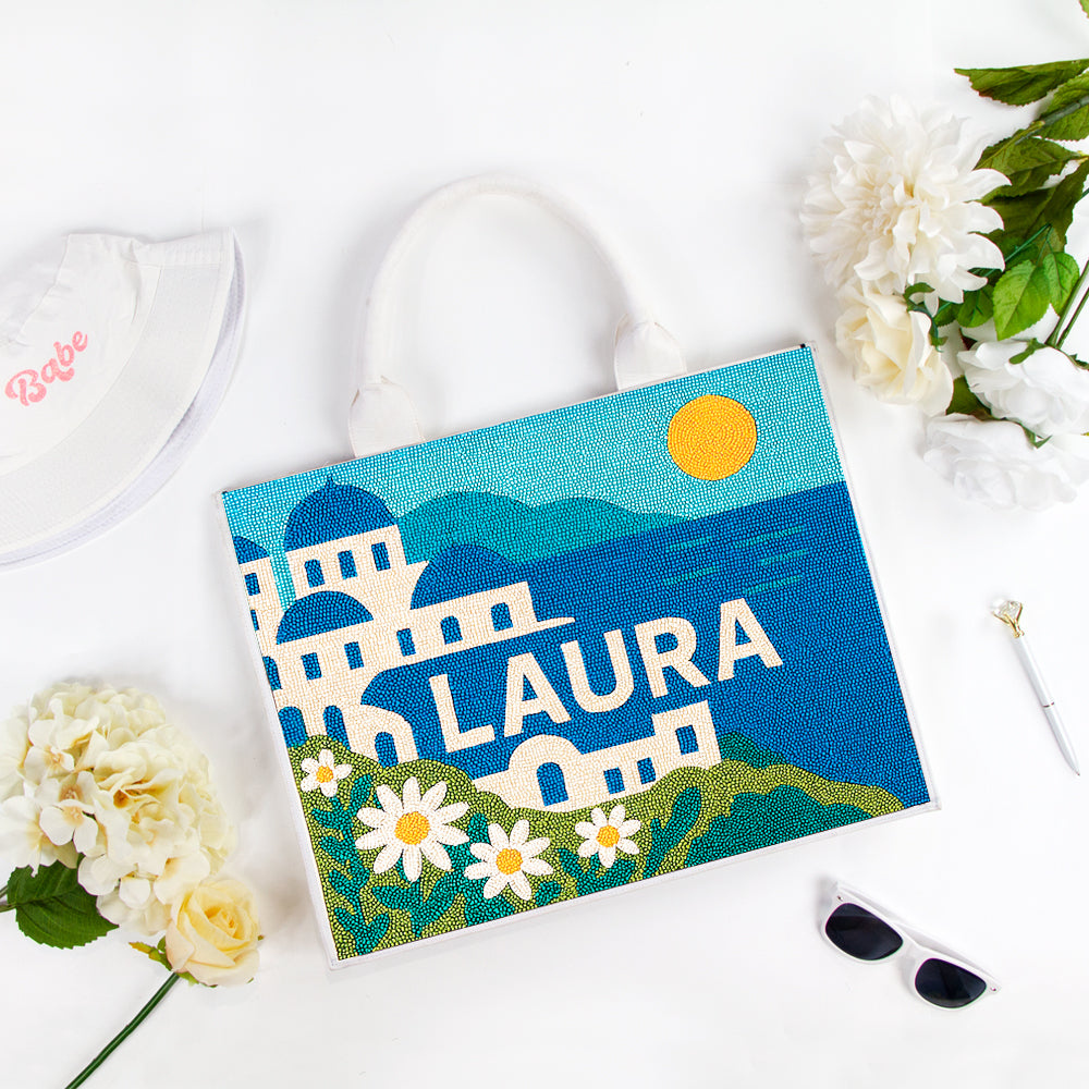 Santorini Escape Tote