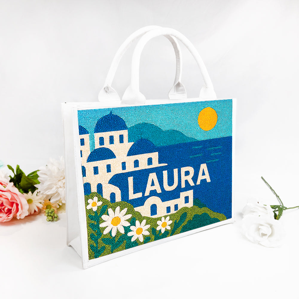 Santorini Escape Tote