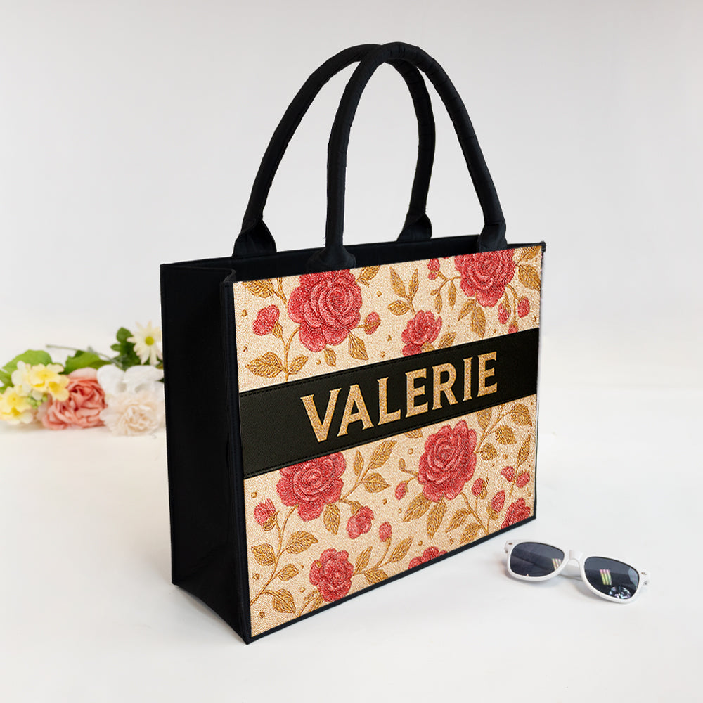 Blooming Beauty Beaded Tote