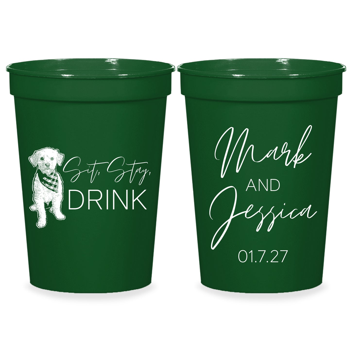 Custom Pet Stadium Cups (PR 198)